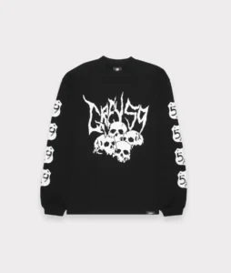 g59 merch store black skull sweatshirt