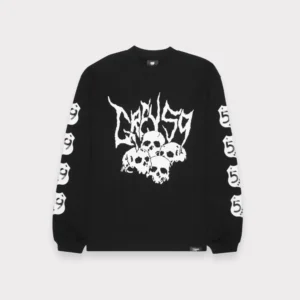 g59 merch store black skull sweatshirt