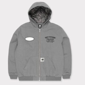 g59 lined canvas work gray jacket